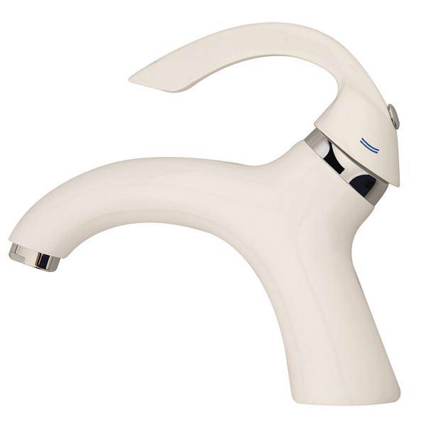 شیر روشویی ریسکو مدل الگانس سفید، Risco Elegance White Basin Faucets