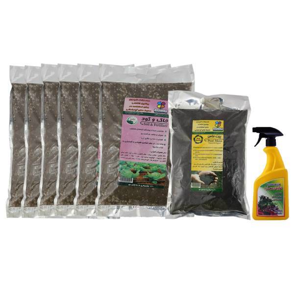 مجموعه خاک جهان گلباران سبز، Golbaranesabz Jahan Soil Fertilizer Pack