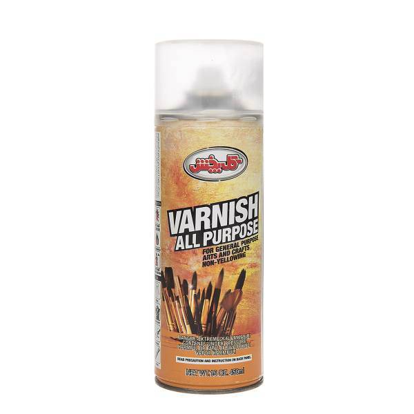 اسپری وارنیش براق کننده گل پخش حجم 450 میلی‌لیتری، Golpakhsh Gloss Varnish All Purpose 450ml