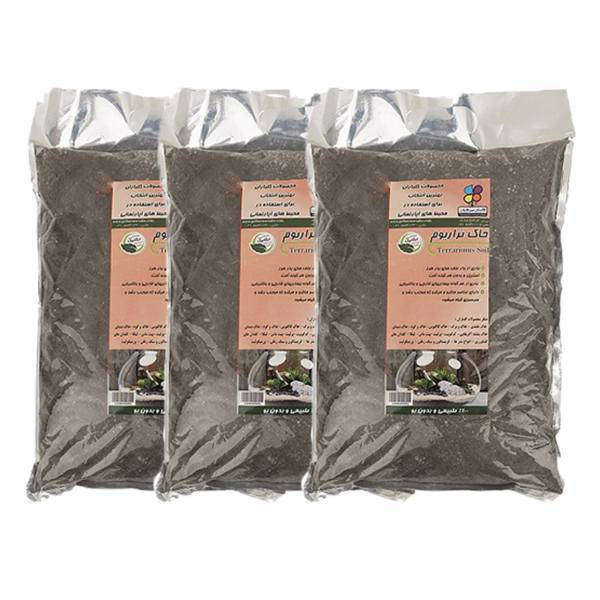 خاک تراریوم 2 کیلوگرمی گلباران سبز بسته سه عددی، Golbarane Sabz Terrarium Soil 2Kg Pack Of 3