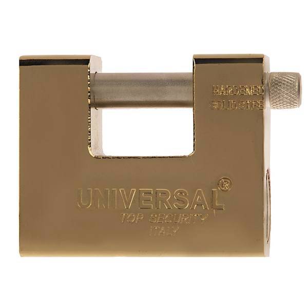 قفل کتابی یونیورسال مدل gold 84 mm، Universal gold 84 mm Padlock