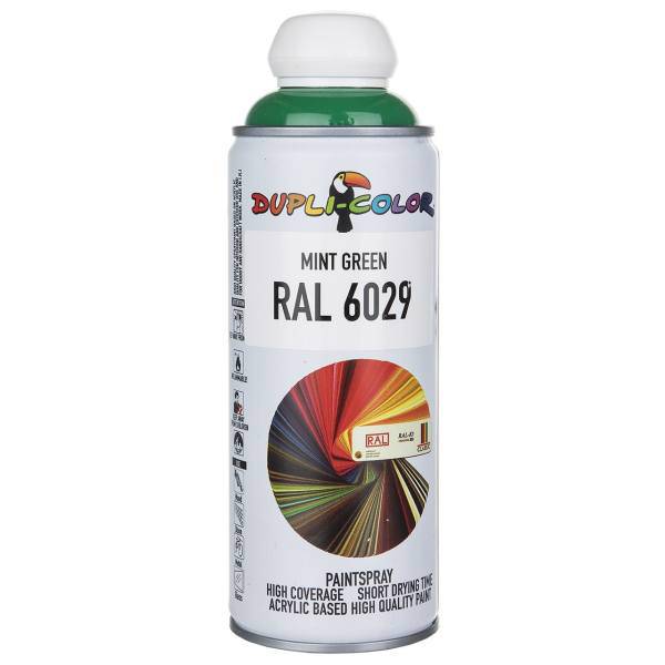 اسپری رنگ سبز دوپلی کالر مدل RAL 6029 حجم 400 میلی لیتر، Dupli Color RAL 6029 Mint Green Paint Spray 400ml