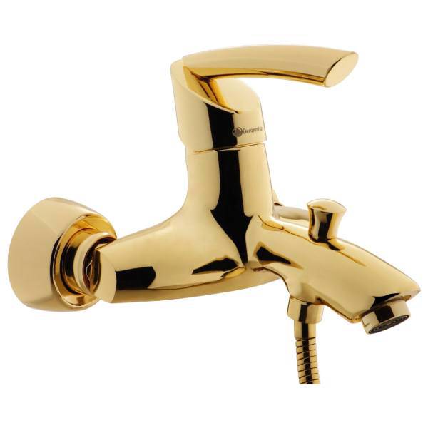 شیردوش درخشان مدل گلدتاپ، Derakhshan Gold Top Bath Faucets