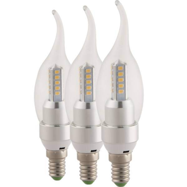 لامپ اس ام دی 4 وات فور ام مدل MBCT04 پایه E14 بسته 3 عددی، 4M MBCT04 4W SMD Lamp E14 Pack Of 3