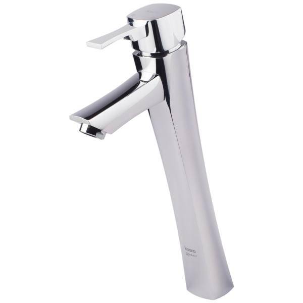 روشویی پایه بلند کسری مدل جگوار کروم، Kasra jagwar tall basin mixer