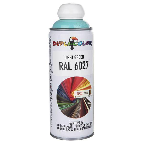 اسپری رنگ سبز روشن دوپلی کالر مدل RAL 6027 حجم 400 میلی لیتر، Dupli Color RAL 6027 Light Green Paint Spray 400ml