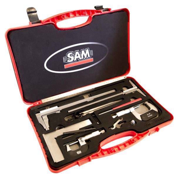 مجموعه 11 عددی ابزار اندازه گیری سم مدل 710-J13، Sam 710-J13 Measurement Tools 11 Pieces Set