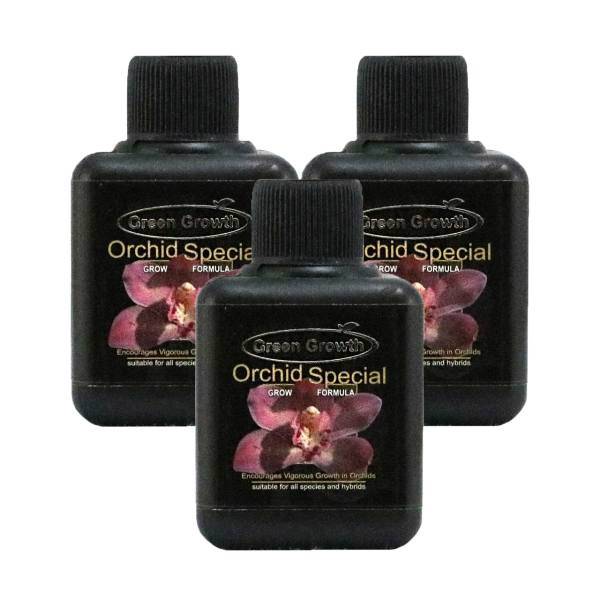 کود مایع بعد از گلدهی ارکیده گرین گروت Orchid Special بسته 3 عددی، Green Growth Orchid Special Grow Formula Liquid Fertilizer Pack Of 3