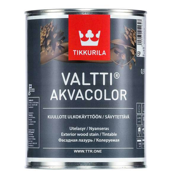 رنگ پایه آب تیکوریلا مدل 5073 VALTTI AKVACOLOR حجم 1 لیتر، TIKKURILA Valtti Akvacolor 5073 Water Based Paint 1 Liter