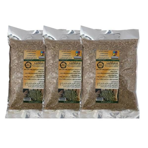 ورمیکولیت 4 کیلوگرمی گلباران سبز بسته سه عددی، Golbarane Sabz Vermiculite Fertilizer 4 Kg Pack Of 3