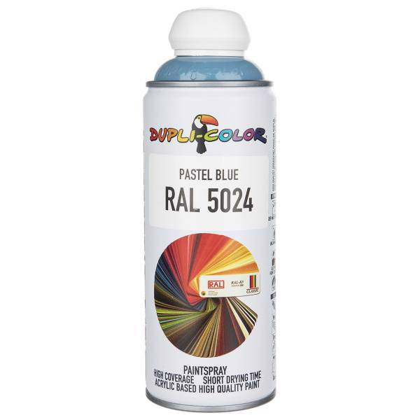 اسپری رنگ آبی دوپلی کالر مدل RAL 5024 حجم 400 میلی لیتر، Dupli Color RAL 5024 Pastel Blue Paint Spray 400ml