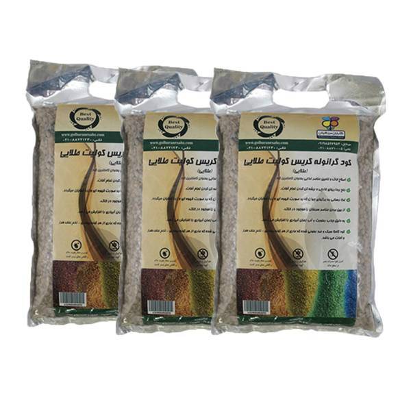 کود گرانوله کریس کولیت طلایی 1 کیلوگرمی گلباران سبز بسته سه عددی، Golbarane Sabz Golden Cris Colit Granole Fertilizer 1 Kg Pack Of 3