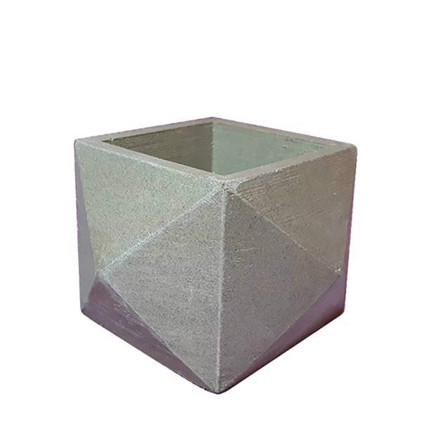 گلدان ثلث دیزاین کد P121، Sols Design Concrete Pot P121