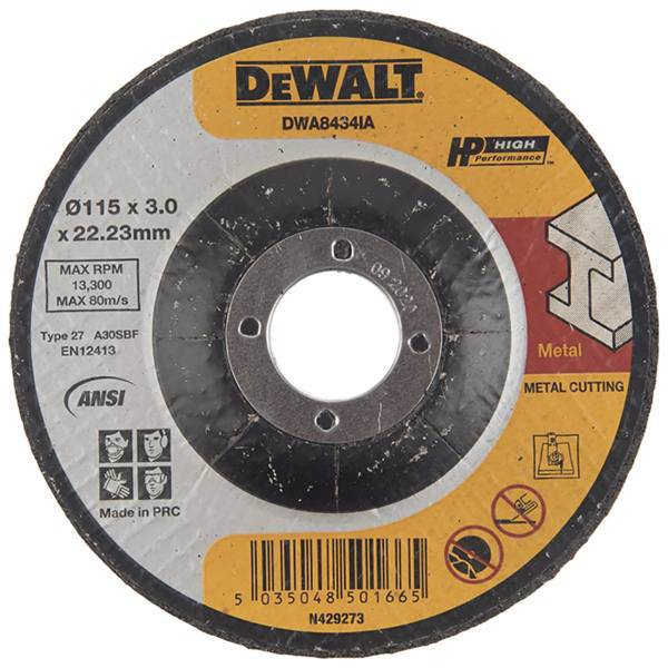 صفحه برش فلز دیوالت مدل DWA8434IA، Dewalt DWA8434IA Metal Cutting Disc