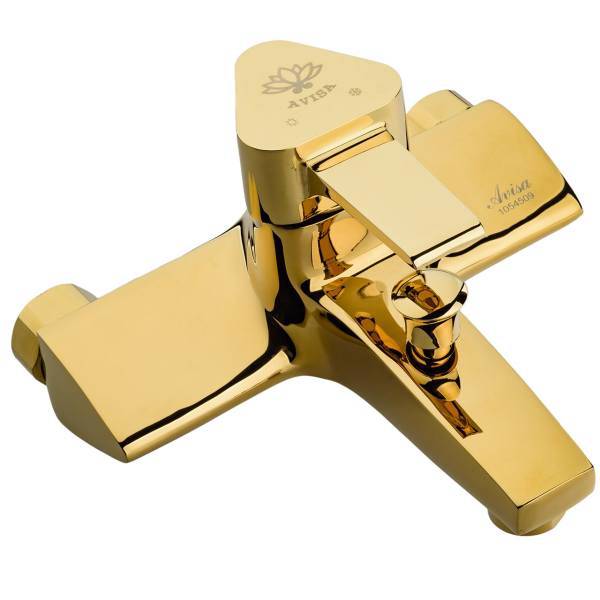 شیر حمام آویسا مدل هلیا طلایی، Avisa Heliya Bath Faucets Gold