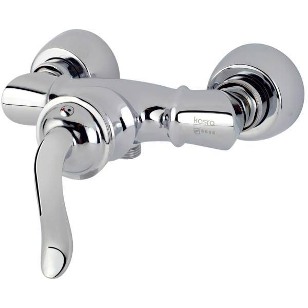 شیر توالت کسری مدل دانوب کروم، Kasra danoub shower mixer