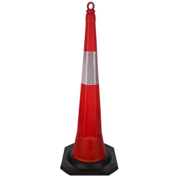 مخروط حلقه دار ترافیکی مدل 100 سانتی متری، Traffic Cone With Ring 100Cm