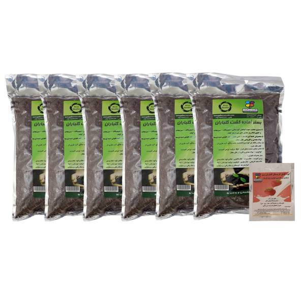 مجموعه خاک تاباک گلباران سبز، Golbaranesabz Tabak Soil Fertilizer Pack