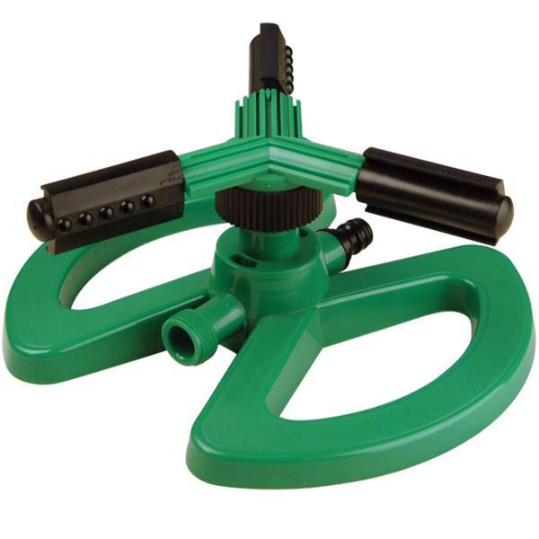 فواره‌ی سه شاخ پلاستیکی بهکو مدل BS-4100، Behco BS-4100 3 Arm Adjustable Plastic Sprinkler With Plastic Base