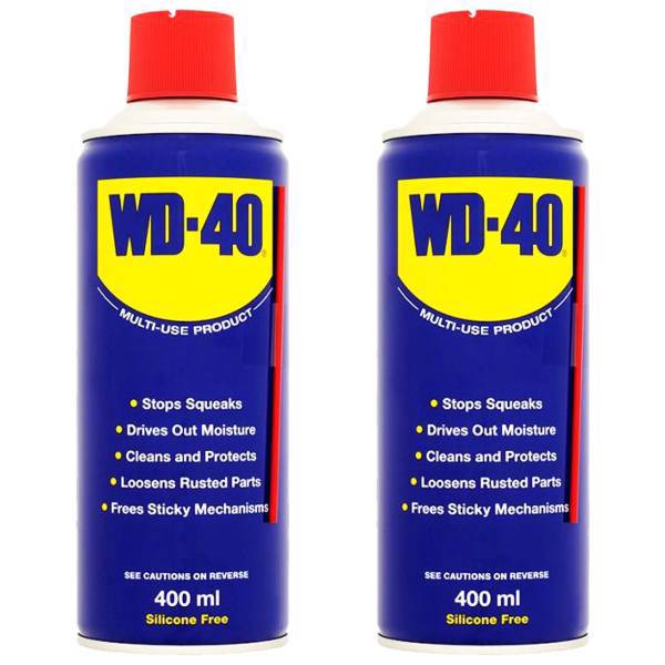 پک اسپری روان کننده WD-40 مدل GUMMY حجم 400 میلی لیتر بسته 2 عددی