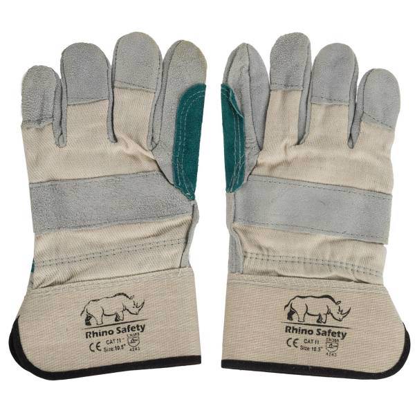دستکش ایمنی راینو سیفتی مدل Cat II بسته 60 جفتی، Rhino Safety Cat II Safety Gloves Pack Of 60 Pairs