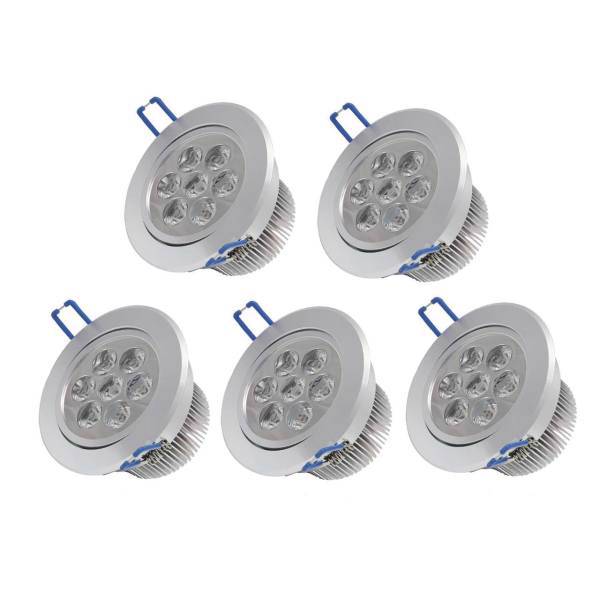 چراغ ال ای دی 7 وات ری لایت مدل THD-K701 بسته پنج عددی، Ray Light THD-K701 High Power LED Aluminium Ceiling LED light 7W