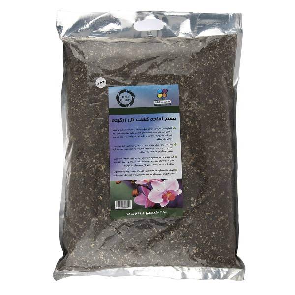 بستر آماده کشت گل ارکیده گلباران سبز بسته 4 کیلوگرمی، Golbarane Sabz Bastare Kesht Orchid Flower 4 Kg Fertilizer