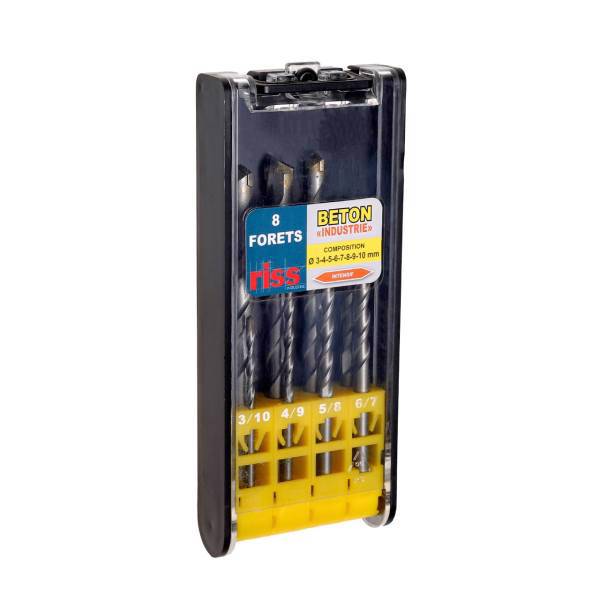 مجموعه 8 عددی مته گرانیت ریس مدل C008Q5000، Riss C008Q5000 Drill Bit 8 Pieces Set