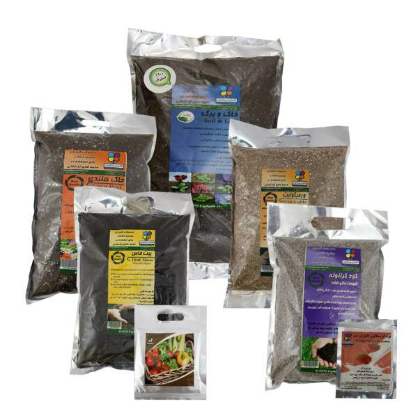 مجموعه خاک آرام گلباران سبز، Golbaranesabz Aram Soil Fertilizer Pack