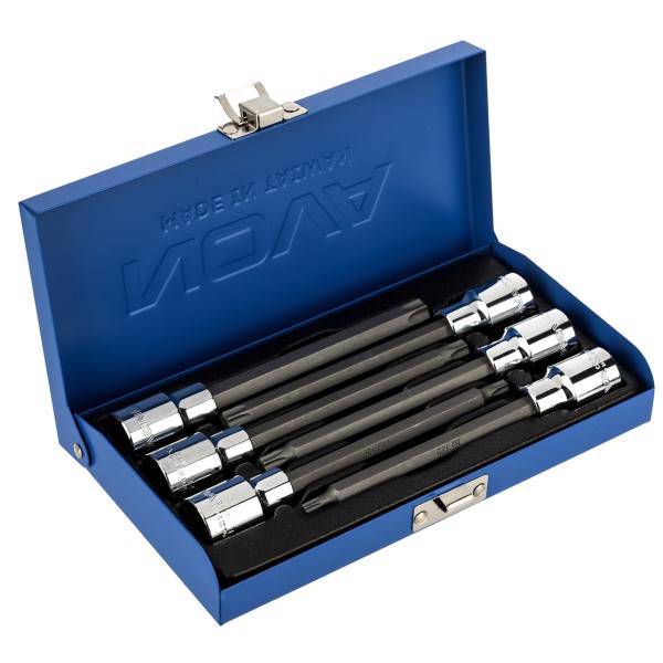 مجموعه 6 عددی سری بکس آلنی ستاره ای نووا مدل NTS 7015، Nova NTS 7015 Star Bit Socket Set 6 PCS