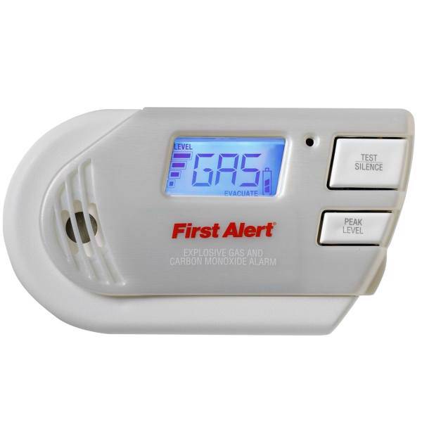 حسگر موضعی تشخیص گازهای قابل انفجار و مونوکسید کربن فرست الرت مدل GCO1، First Alert GCO1 Local Explosive Gas and Carbon Monoxide Detector