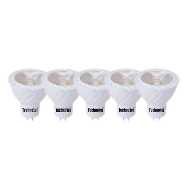 لامپ ال ای دی 5 وات تکنوتل مدل 1905 پایه GU5.3 بسته 5 عددی، Technotel 1905 5W LED Lamp GU5.3 5 PCS