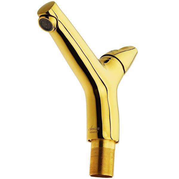 شیر روشویی آویسا مدل یونیک طلایی، Avisa Unique Basin Faucets Gold