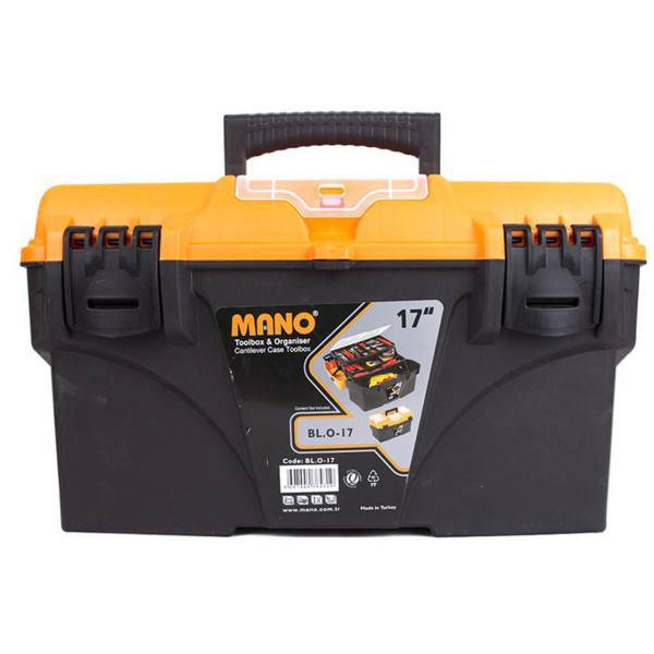 جعبه ابزار 17 اینچی مانو مدل BL.O 17، Mano BL.O 17 17 inch Tool Box