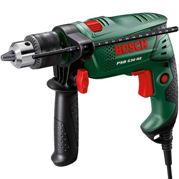 دریل چکشی بوش مدل PSB 530 RE، Bosch PSB 530 RE Impact Drill