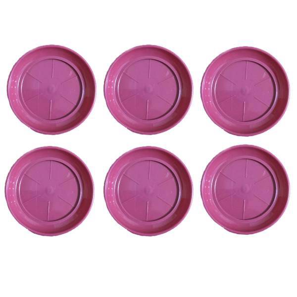 زیر گلدانی گل سنگ مدل 1025 بسته شش عددی، Golesang 1025 Plant Pot Saucer Pack Of 6