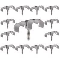 بست چکشی چهار شیار اینژه فیکساسیون مدل Quadruple سایز 20 میلی متر بسته 13 عددی I.N.G Fixations Quadruple Pipe Clamp Size 20mm Pack Of 13