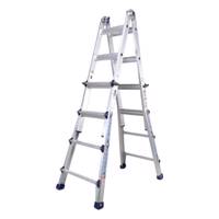 نردبان تلسکوپی 16 پله توبسکا کومابی مدل 00094316 Tubesca Comabi 00094316 Telescopic Ladder 16 Steps