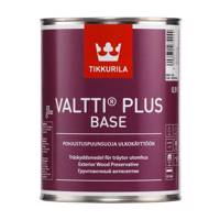 آستری چوب تیکوریلا پایه آب مدلValtti Plus Base حجم 1 لیتر VALTTI PLUS BASE 1L CAN 0.9L PRIMER EXTERIOR WOOD PRESERVATIVE