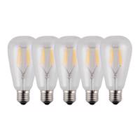لامپ ال ای دی فیلامنتی 4 وات تکنوتل مدل 604 پایه E27 بسته 5 عددی - Technotel 604 Filament LED Lamp E27 5 PCS