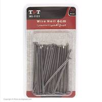 مجموعه 20 عددی میخ آهنی تی پی تی مدل WI-1151 TPT WI-1151 Wire Nail Pack Of 20 PCS