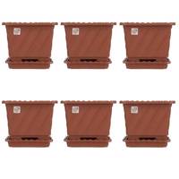 گلدان گل سنگ مدل 413 مجموعه شش عددی Golesang 413 Plant Pot Pack Of 6