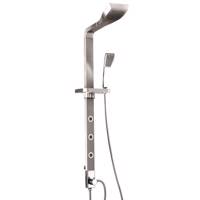 دوش حمام ملودی مدل فلت استیل Melody steel flat shower set