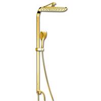 دوش حمام ملودی مدل آلبانو طلایی - Melody gold albano shower set