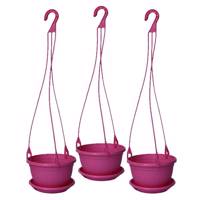 گلدان آویز شهرآذین مدل 5015 مجموعه سه عددی - Shahrazin 5015 Hanging Plant Pot Pack Of 3