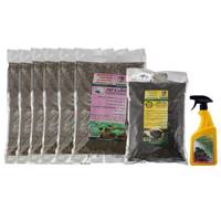 مجموعه خاک جهان گلباران سبز Golbaranesabz Jahan Soil Fertilizer Pack