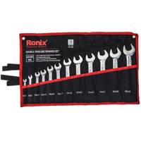 مجموعه 12 عددی آچار تخت رونیکس مدل RH-2202 Ronix RH-2202 12Pcs Double Open Ended Wrench Set