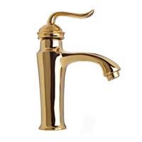 شیر روشویی دزلی مدل لوکا طلایی براق Dezli shiny gold luka Basin Faucet