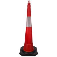 مخروط حلقه دار ترافیکی مدل 100 سانتی متری - Traffic Cone With Ring 100Cm