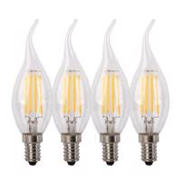 لامپ ال ای دی فیلامنتی 4 وات سولان مدل LM-01 پایه E14 - بسته 4 عددی آفتابی Solan LM-01 4W Filament LED Lamp E14 - 4 PCS - Warm White